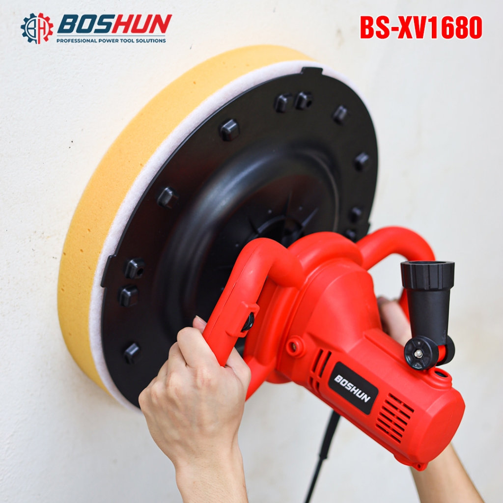 M&aacute;y Xoa Vữa Ch&aacute;t Tường BOSHUN BS-XV1680, C&ocirc;ng Suất 1680W - 6 Tốc Độ - Xoa Vữa, Khuấy Sơn, Ch&agrave; Nh&aacute;m Hot